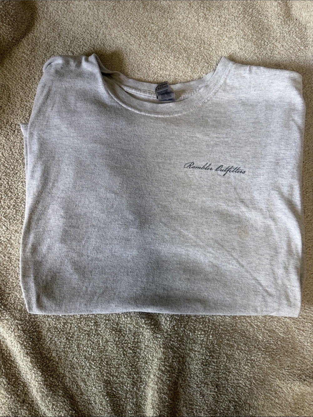 Gildan Heather Gray Heavy Cotton Crewneck